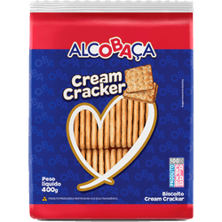BISCOITO ALCOBACA 400G CREAM CRACKER